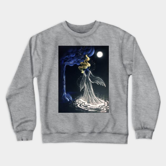 The Swan Princess Crewneck Sweatshirt by amadeuxway